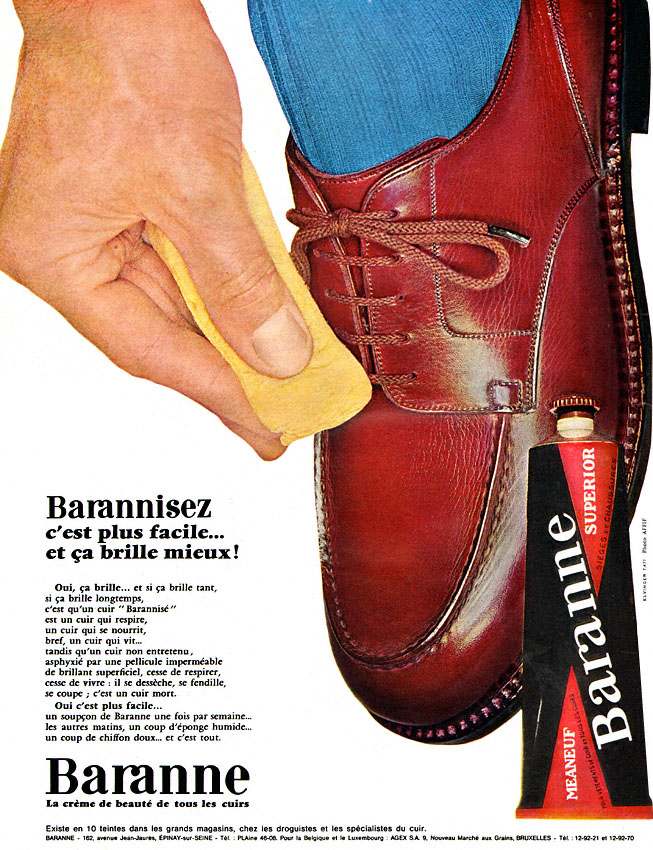Advert Baranne 1960