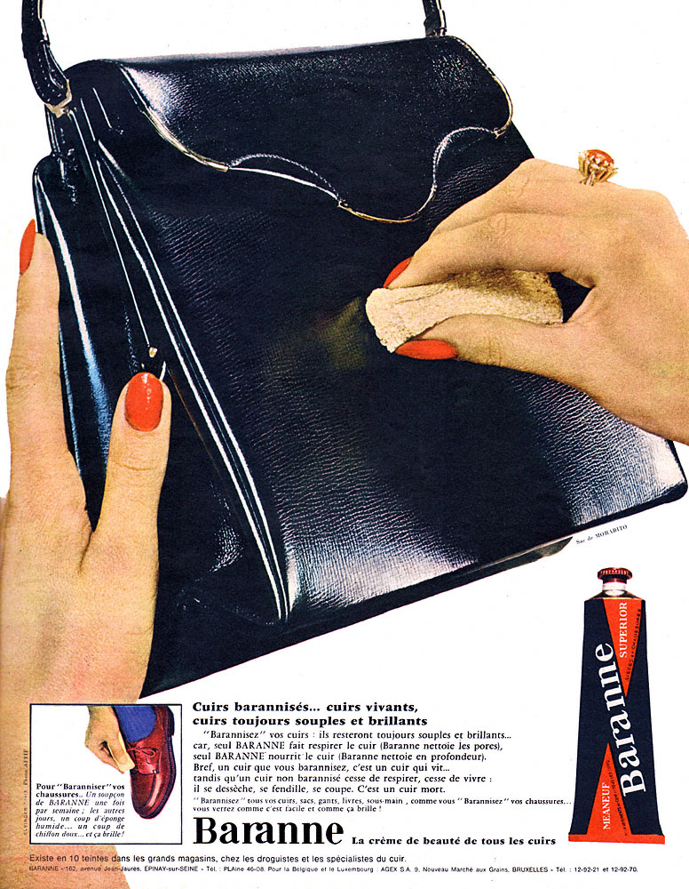 Advert Baranne 1962