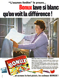 Advert Bonux 1962