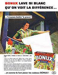 Advert Bonux 1962
