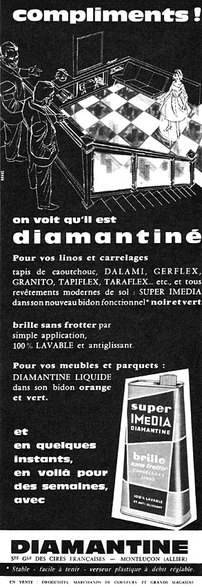 Advert Diamantine 1960