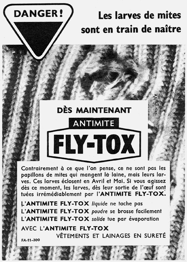 Advert Fly-Tox 1955