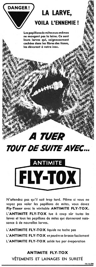 Advert Fly-Tox 1955