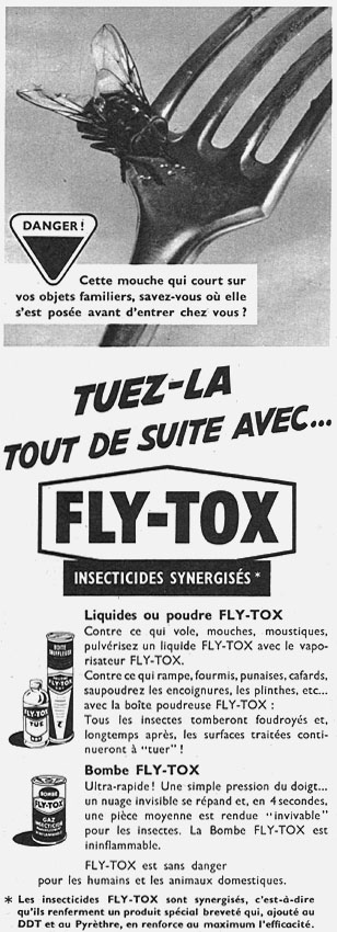 Advert Fly-Tox 1955