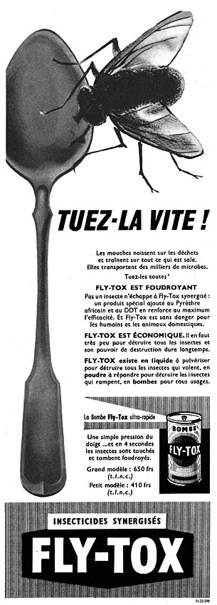 Advert Fly-Tox 1956