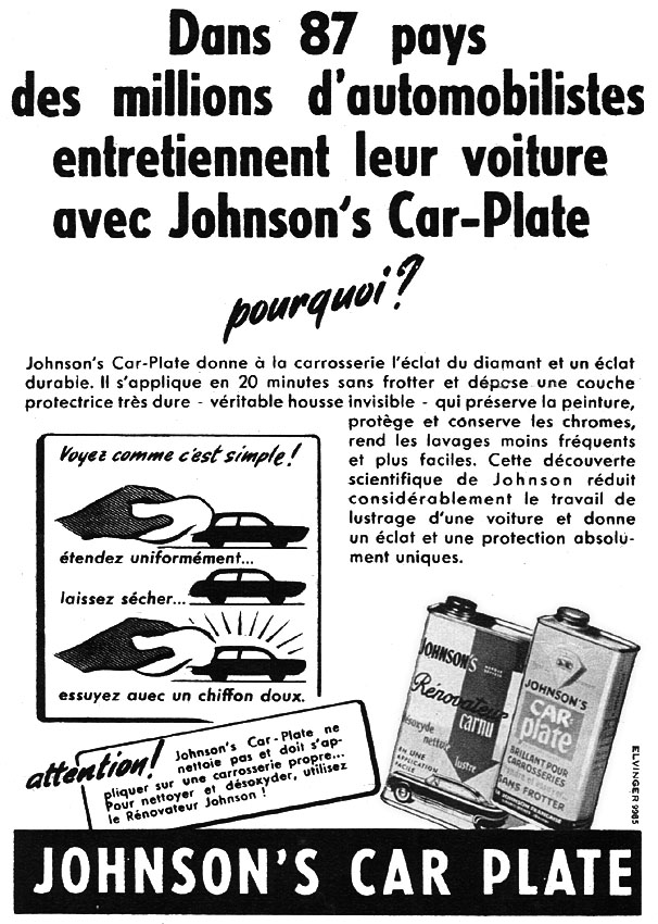 Advert Johnson 1954