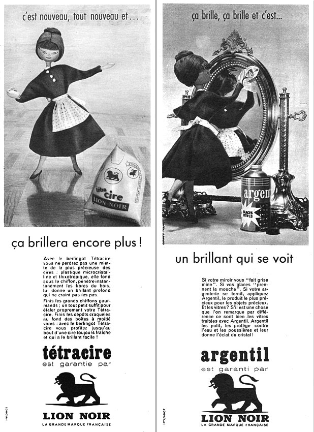 Advert Lion Noir 1960