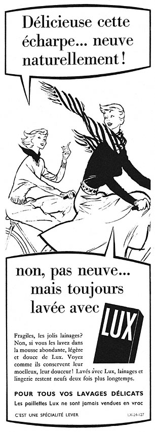 Advert Lux 1951