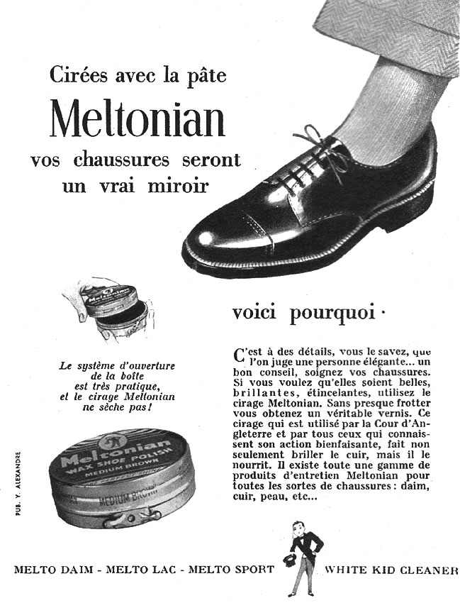 Advert Melto 1954