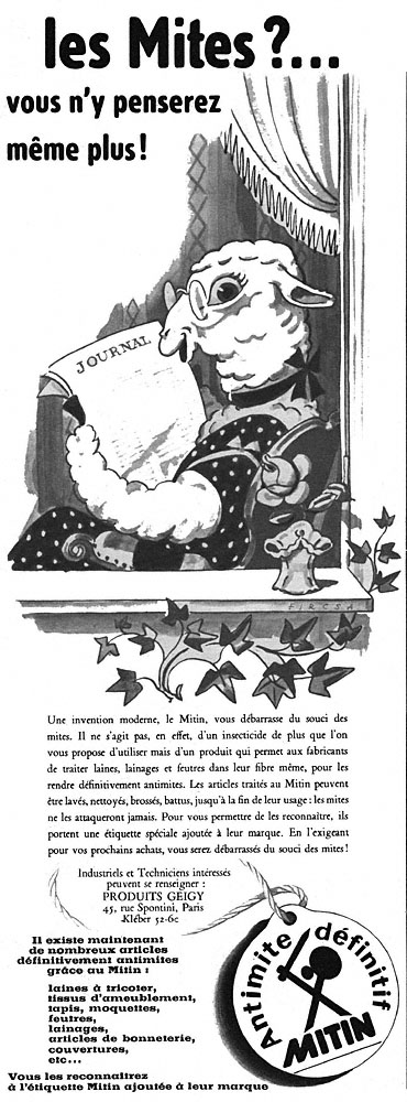 Advert Mitin 1954