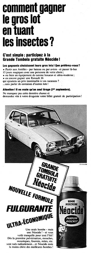 Advert Neocide 1966