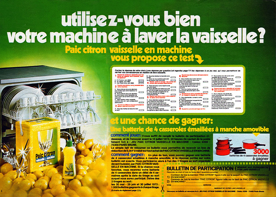 Advert Paic 1973