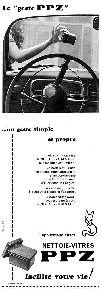 Advert Ppz 1959
