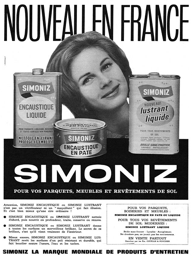 Advert Simoniz 1962