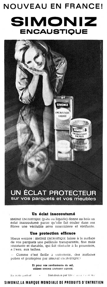 Advert Simoniz 1962