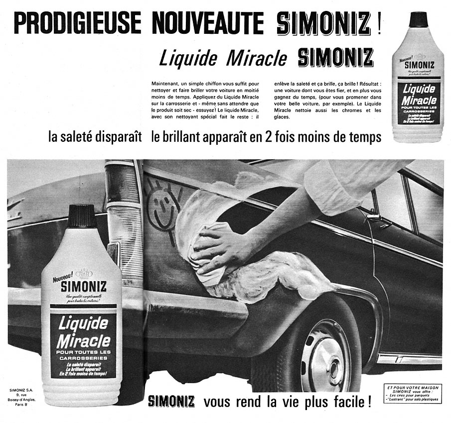 Advert Simoniz 1964
