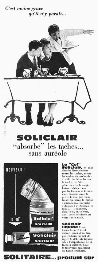 Advert Solitaire 1960