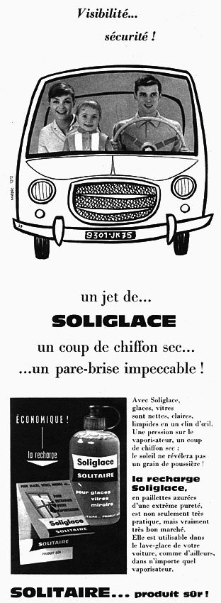 Advert Solitaire 1960