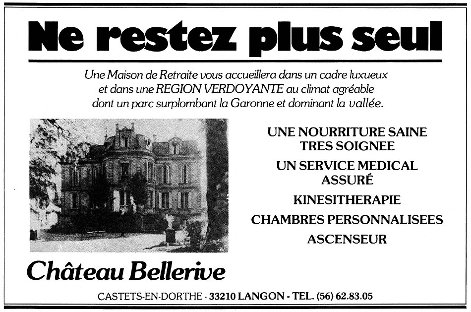 Advert 3eme Age 1980