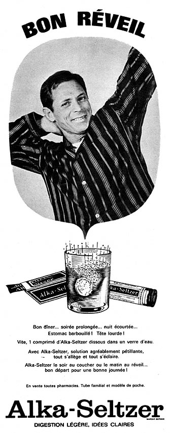 Advert Alka-Seltzer 1966