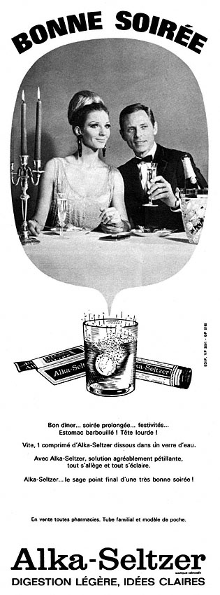 Advert Alka-Seltzer 1966