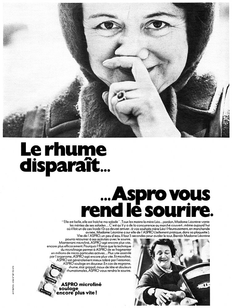 Advert Aspro 1969