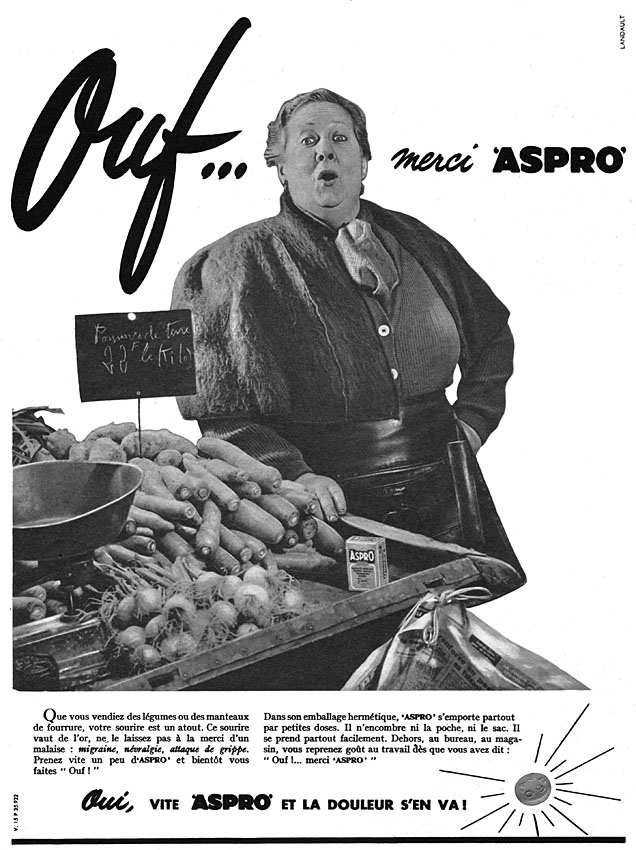 Advert Aspro 1956