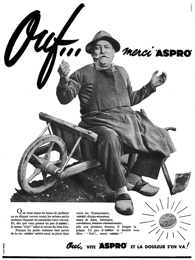 Advert Aspro 1957