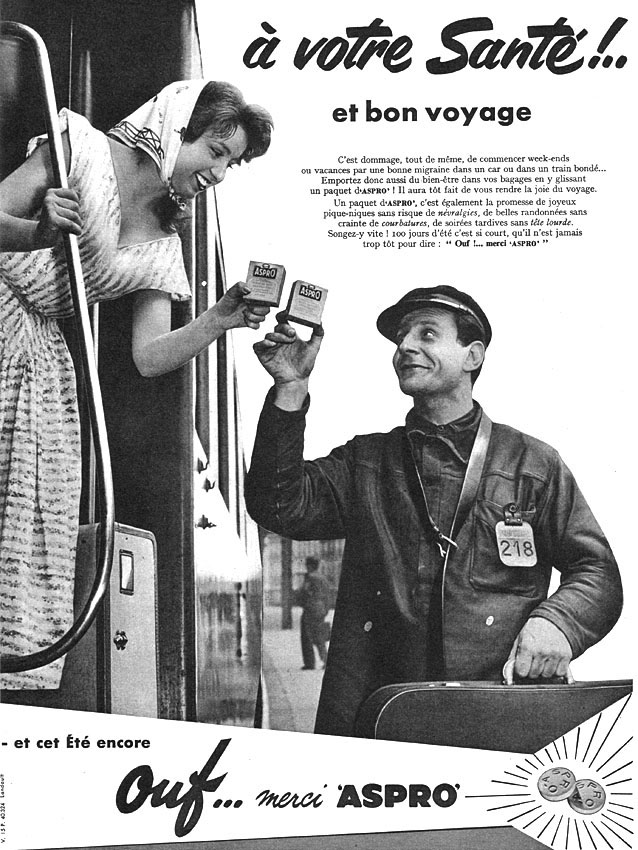 Advert Aspro 1958