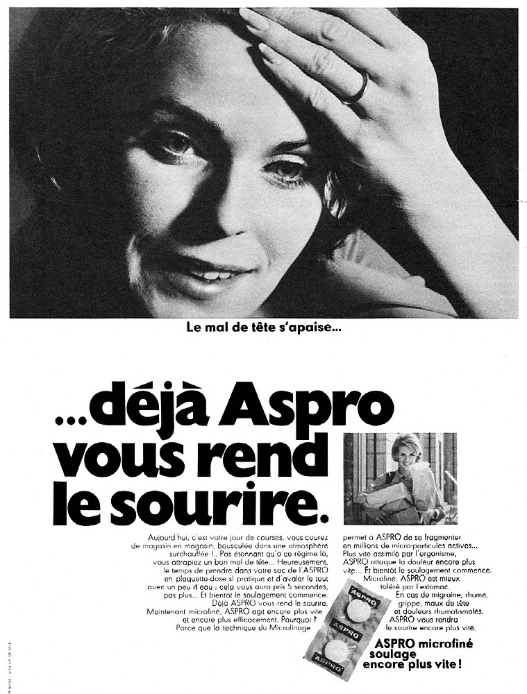 Advert Aspro 1968