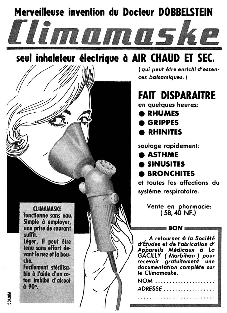 Advert Climamaske 1960