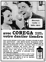 Advert Corega 1965