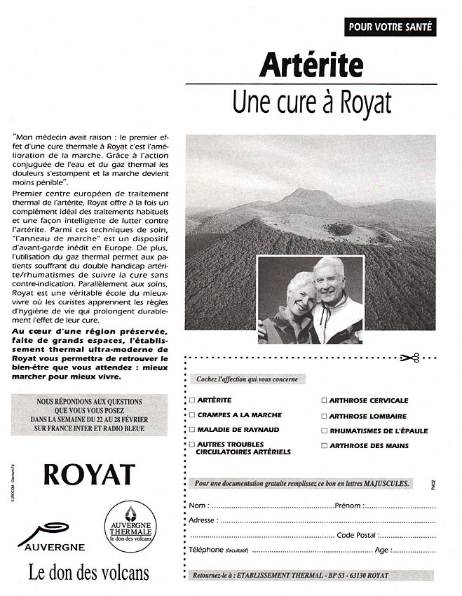 Advert Cures 1993