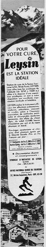 Advert Cures 1954