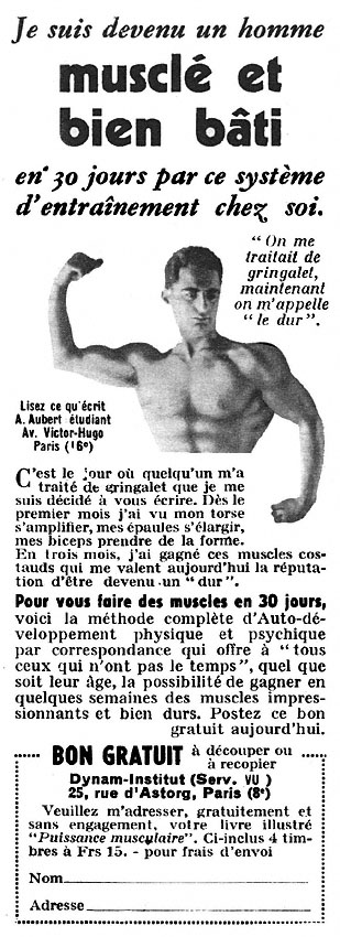 Advert Dynam Institut 1952