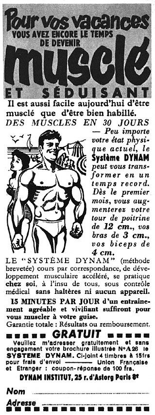 Advert Dynam Institut 1953