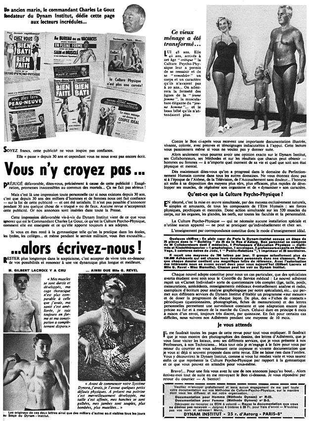 Advert Dynam Institut 1957