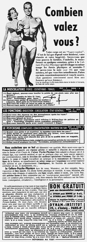 Advert Dynam Institut 1958