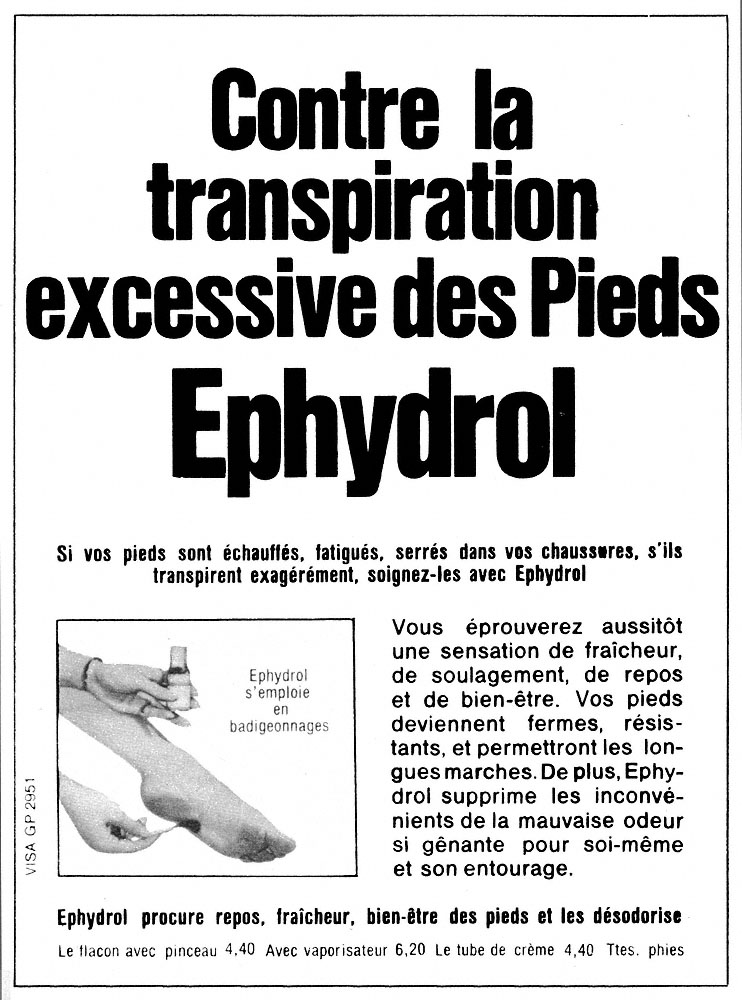 Advert Ephydrol 1969