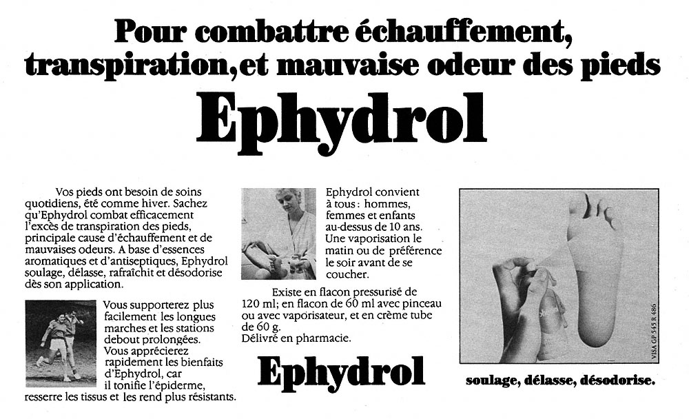 Advert Ephydrol 1985