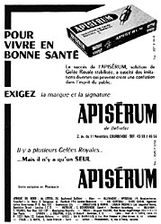 Advert GeleeRoyale 1957