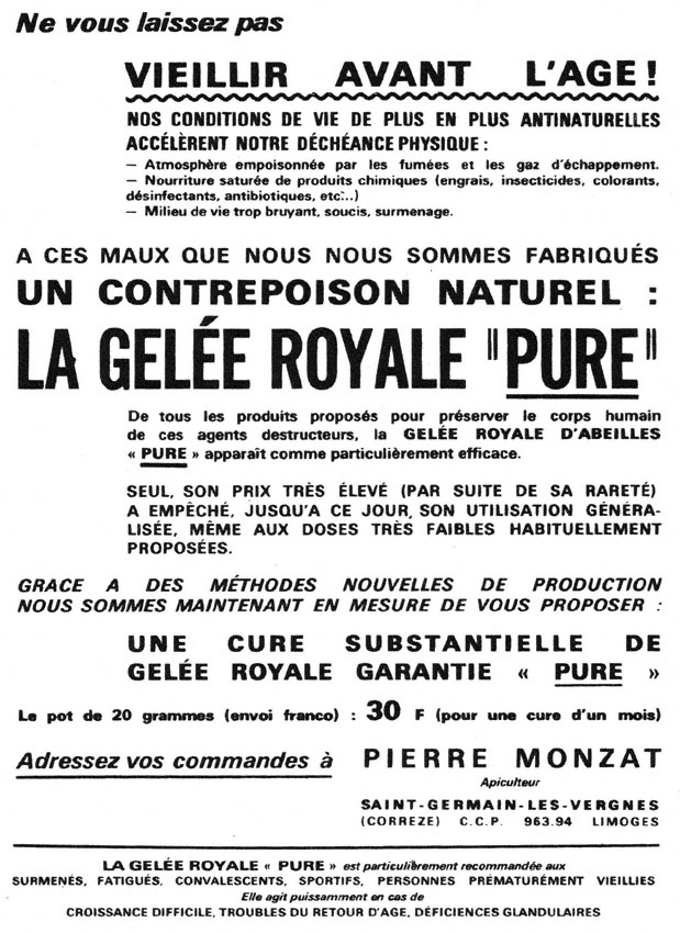 Advert GeleeRoyale 1964