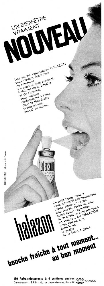 Advert Halazon 1965