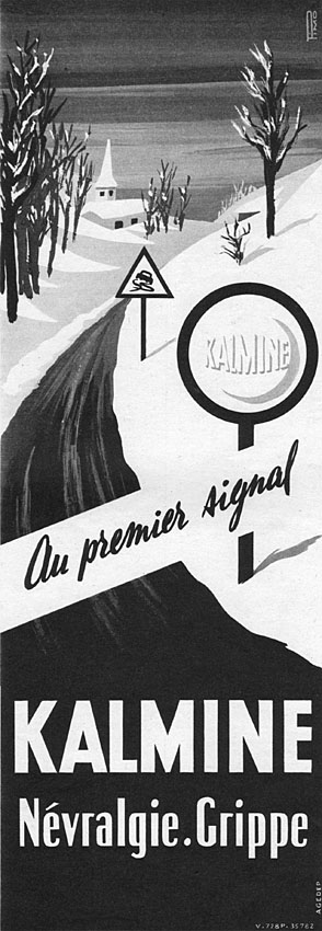 Advert Kalmine 1957