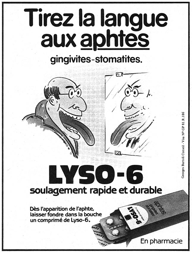 Advert Lyso-6 1984