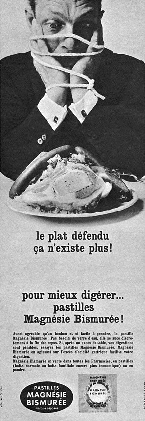 Advert Magnesie 1964