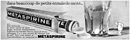 Advert Metaspirine 1964