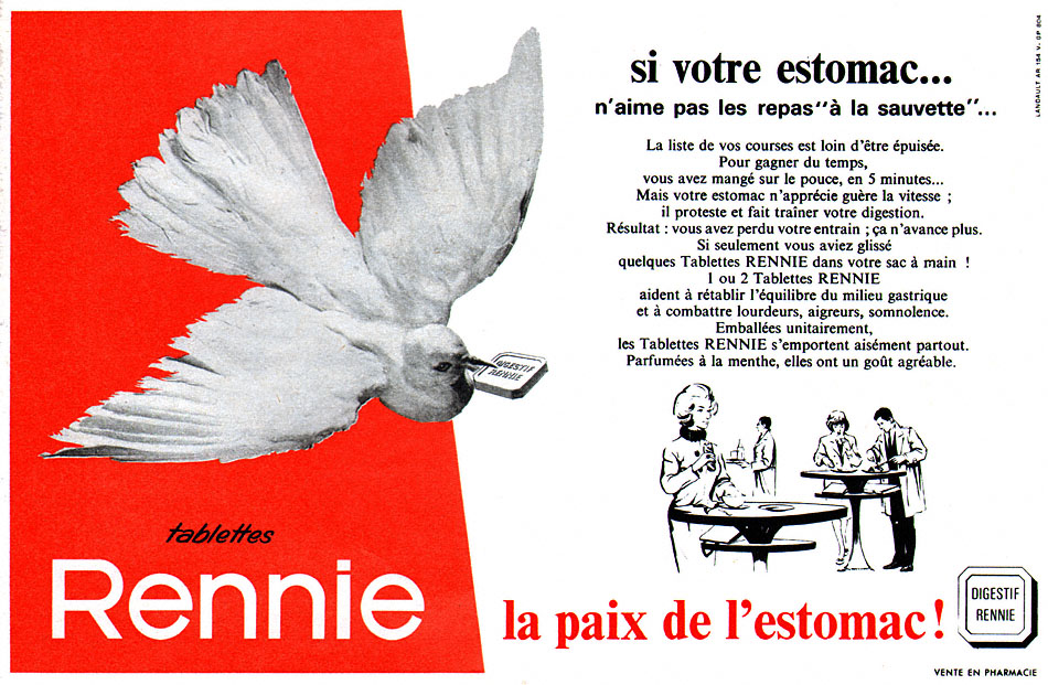 Advert Rennie 1964