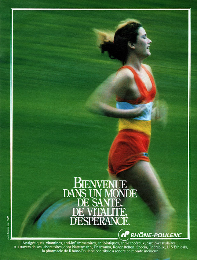 Advert Rhone-Poulenc 1988