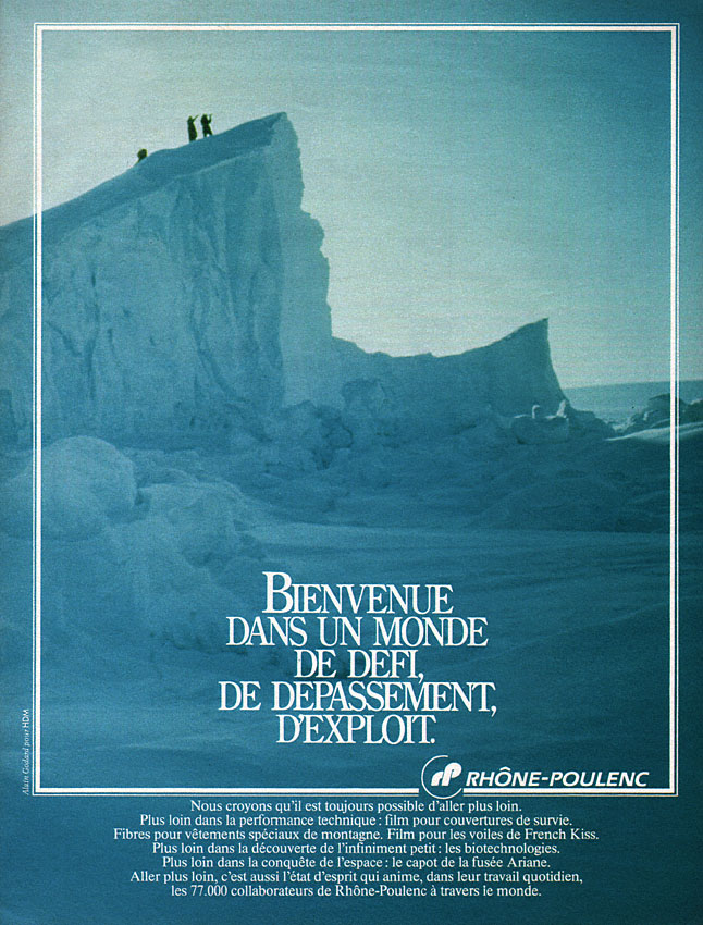 Advert Rhone-Poulenc 1988